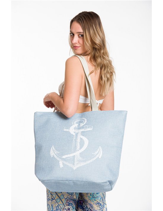 CANVAS BEACH SUMMER BAG