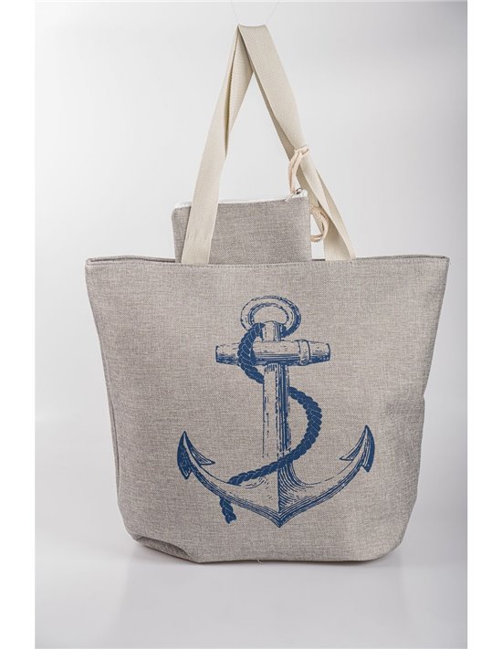 CANVAS BEACH SUMMER BAG