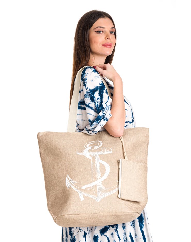 CANVAS BEACH SUMMER BAG