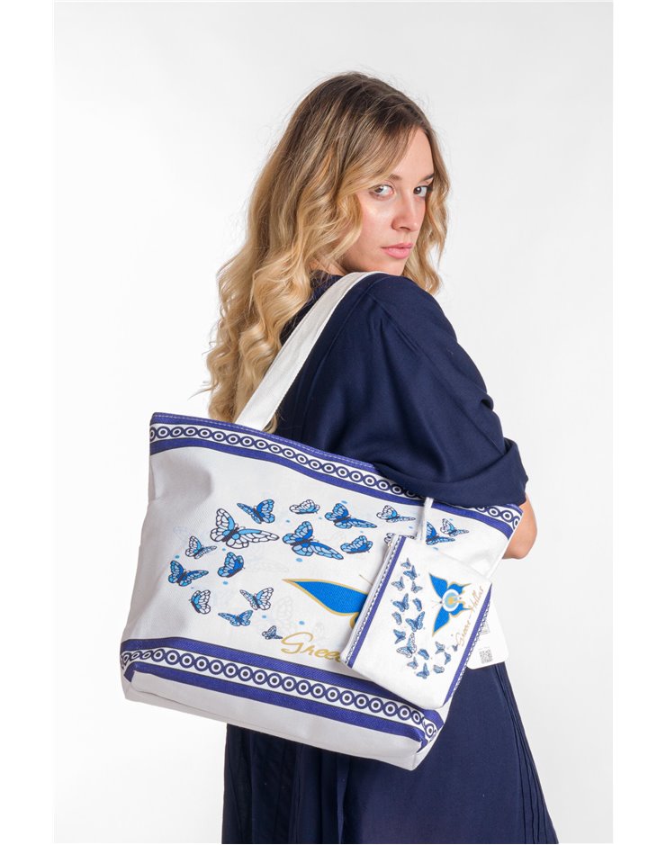 CANVAS BEACH SUMMER BAG