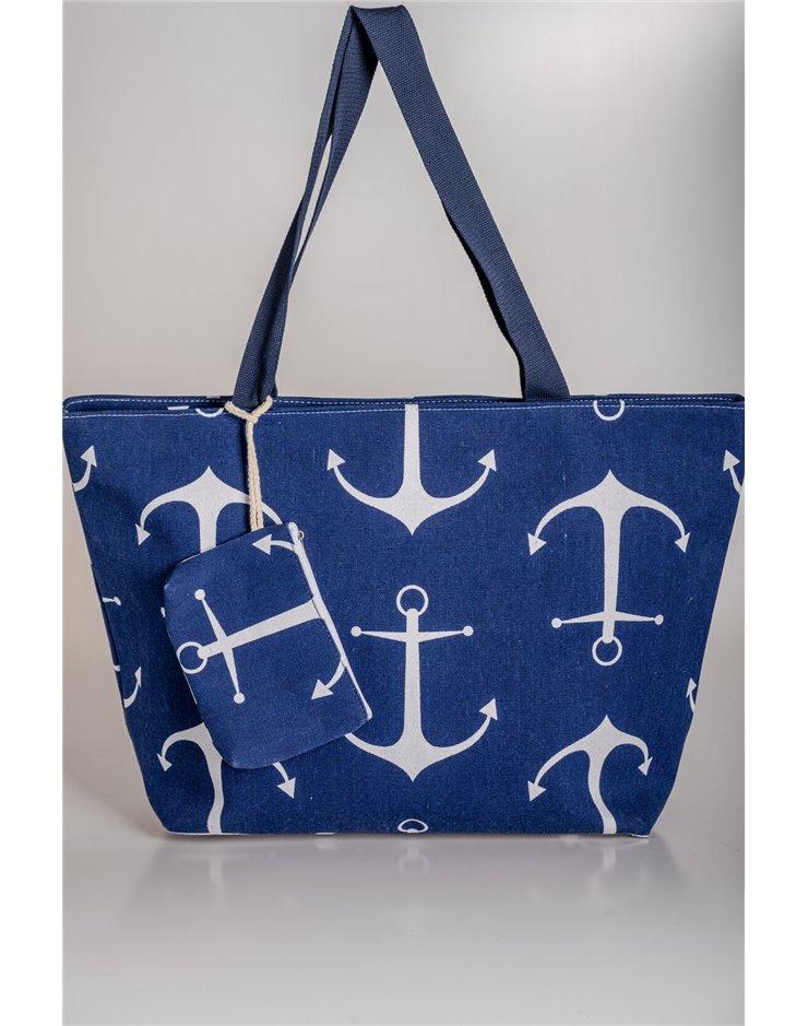 CANVAS BEACH SUMMER BAG